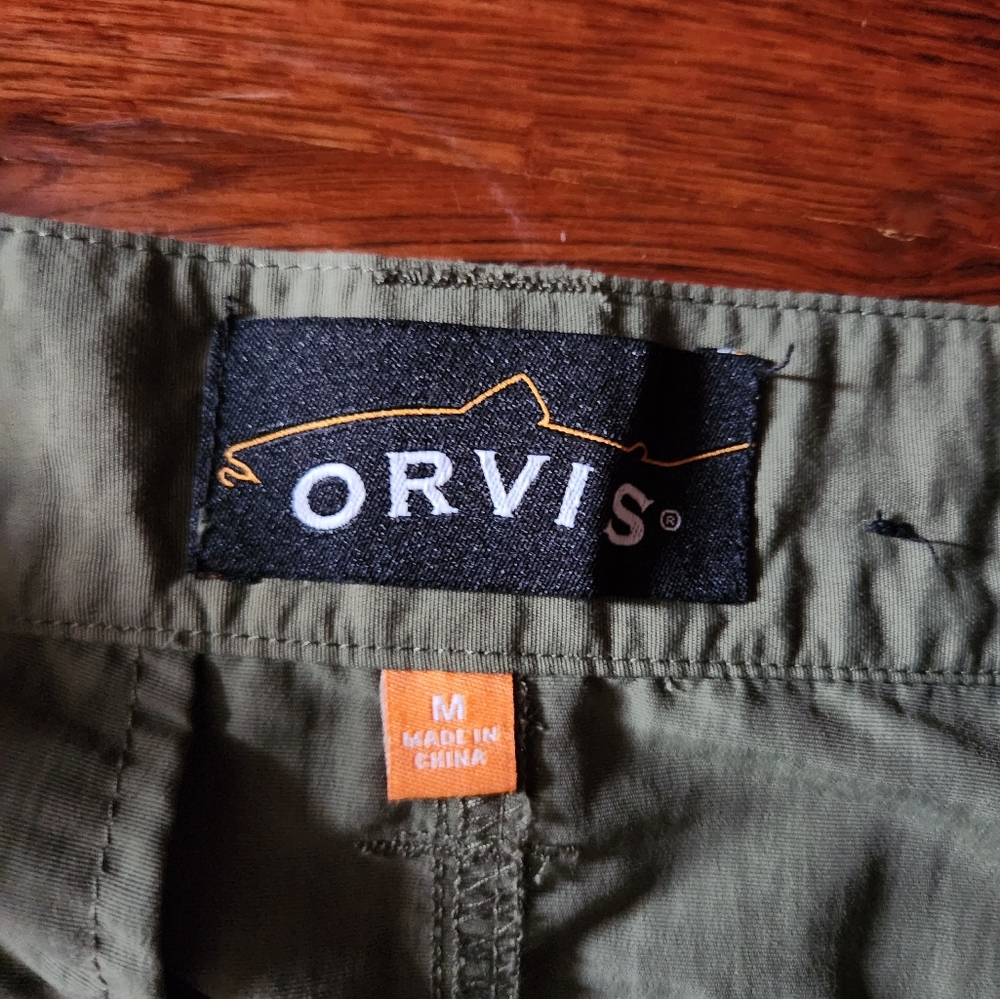 Orvis Bermuda Shorts Womens Medium Army Green - Picture 9 of 9